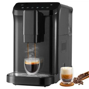 Automatic Espresso Machine Built In Grinder, CM9002E-GS, ID QZDY-YPV1