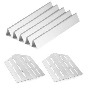 Flavorizer Bars Heat Deflectors, 17 in, 7620-5SS+7622-2SS, ID RQKL-01V0