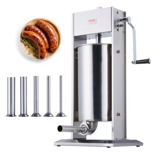 Manual Sausage Stuffer 15 L Vertical Machine 304 Stainless Steel, 30 lb, XZ-15L, 15L / 30 lbs, ID SDLS-DYV0