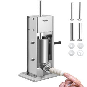 Manual Sausage Stuffer, 5 lb, XZ-3, 0.8 Gal / 3 L, ID SDLS-I2V0