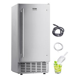 Commercial Ice Maker Machine, 66 lb, 0.4 in, HBZB-30N, ID SNQR-X8V1