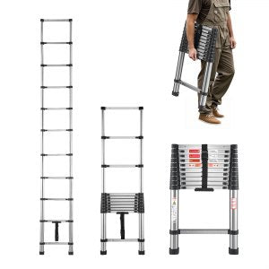 Telescoping Ladder, 330 lb, 1.5 in, MF-STL320, ID SSTT-QKV0