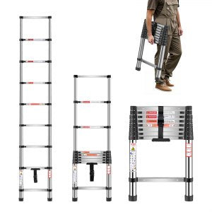 Telescoping Ladder, 330 lb, 1.5 in, MF-STL260, ID SSTT-XYV0