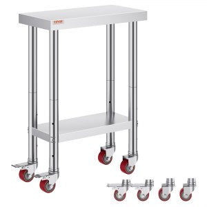 Stainless Work Table, 700 lb, 34 in, GZT61*30.5*85, ID SYGZ-01V0
