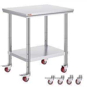 Stainless Work Table, 700 lb, 33 in, GZT76X60L, ID SYGZ-01V0