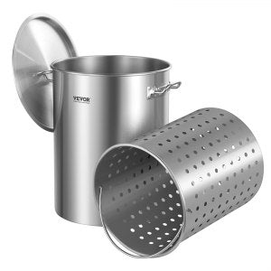 Stainless Steel Stockpot, 12.4 in, SP36QT324206S, 36 QT / 34 L, ID SYJH-RLV0