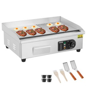 Commercial Griddle, 0.39 in, HT-821, 1600W(US), 3200W(EU), ID SYKD-TTV1