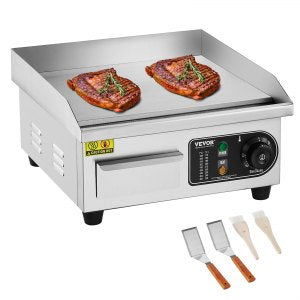 Commercial Griddle, 0.39 in, HT-818B, 1700W(US), 2000W(EU), ID SYKD-Y4V1