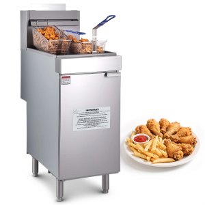 Commercial Deep Fryer, 40 lb, 90,000 BTU, GF90, ID SYKR-01V0