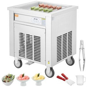Fried Ice Cream Roll Machine, 19.7 in, CBJF-1DA500, 49.7 kg / 109.3 lbs(US), 50.5 kg / 111.3 lbs(EU), ID SYLD-NFV1