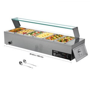 Commercial Food Warmer, 5.9 in, M-2316, 1500W, ID SYSP-02V1