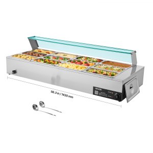 Commercial Food Warmer, 5.9 in, M-2334, 1700W, ID SYSP-02V1