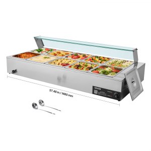 Commercial Food Warmer, 5.9 in, M-2225, 1700W, ID SYSP-02V1