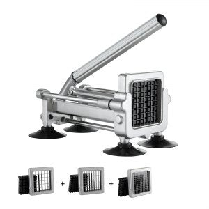 French Fry Cutter, 2 in, LD03, Silver, ID SYWS-4VV0