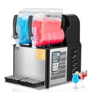 Commercial Frozen Drink Maker, XRJ4LX2, 1.05 Gal x 2 / 4 L x 2, 65.7 lbs / 29.8 kg, ID SYXR-WPV1