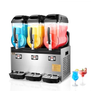 Commercial Frozen Drink Maker, XRJ12LX3, 3.17 Gal x 3 / 12 L x 3, 114.6 lbs / 52 kg, ID SYXR-X3V1