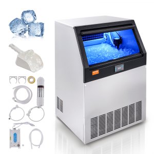 Commercial Ice Maker Machine, 160 lb, LB160T, 24.4 x 25.6 x 36 in / 620 x 650 x 915 mm, ID SYYT-WYV1