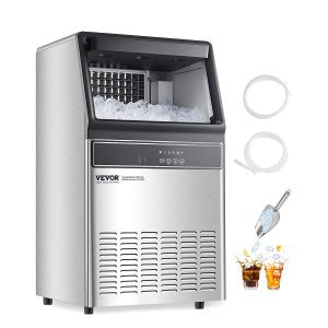 Commercial Ice Maker Machine, 120 lb, IMC9000A-UL, 445 x 405 x 795 mm / 17.5 x 15.9 x 31.3 in, ID SYYT-PQV1