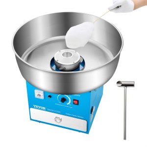 Electric Cotton Candy Machine, 20.5 in, MHTJJPZYO1-S, Blue, ID TSDR-VKV1