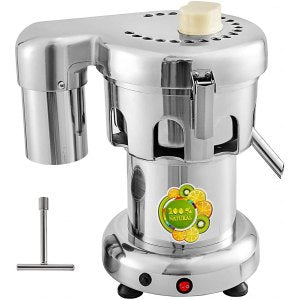 Commercial Juice Extractor Heavy Duty Juicer Aluminum Casting Stainless Steel Constructed Centrifugal Juicing Both Fruit Vegetable, 0.7 in, 370W, ID WF-A-J1V1