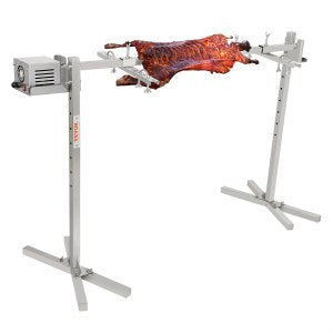 46 Electric BBQ Rotisserie Grill Kit, 132 lb, 46 in, 07988002003020101, ID XKDX-6IV1
