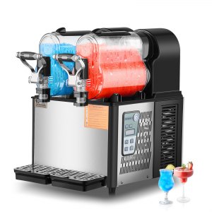 Commercial Frozen Drink Maker, XRJ3LX2, 0.8 Gal x 2 / 3 L x 2, 66.4 lbs / 30.1 kg, ID XRJM-01V1