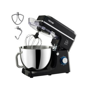 Commercial Food Mixer, SM-1511Z, 8.3 qt / 7.84 L Stainless Steel Bowl (with Single Handle), Black, ID XRLT-ZQV1