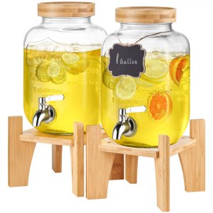 Soap Dispenser, 1 gal / 3.8 L *2, Glass, ID YLFP-FNV0