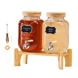 Soap Dispenser, GY-B002, 3.8 L/1 Gal x 2, Transparent, ID YLFP-01V0