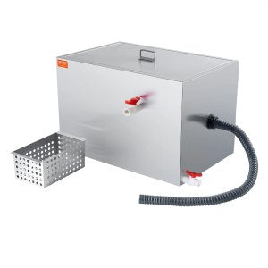 Commercial Grease Trap, 40 lb, 15.3 in, YSFLQ60*40*40, ID YSFL-1DV0