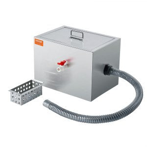 Commercial Grease Trap, 8 lb, 9.84 in, YSFLQ352525, ID YSFL-T8V0