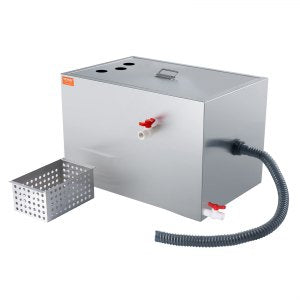 Commercial Grease Trap, 40 lb, 15.4 in, YSFLQ60*40*39, ID YSFL-W7V0