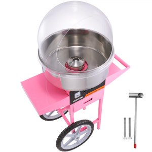Electric Cotton Candy Machine Cart Bubble Cover Shield, MHTJJPHC01, Pink, ID ZHSK-0014